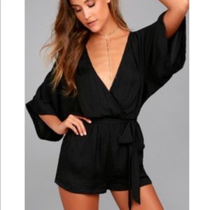 Lulus Black Romper